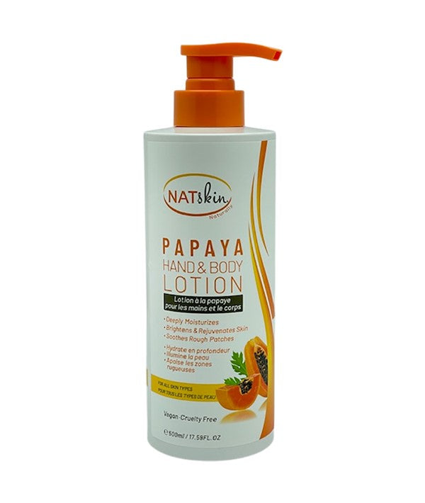 Haz Beauty Nat Skin Papaya Hand And Body Lotion 500ml